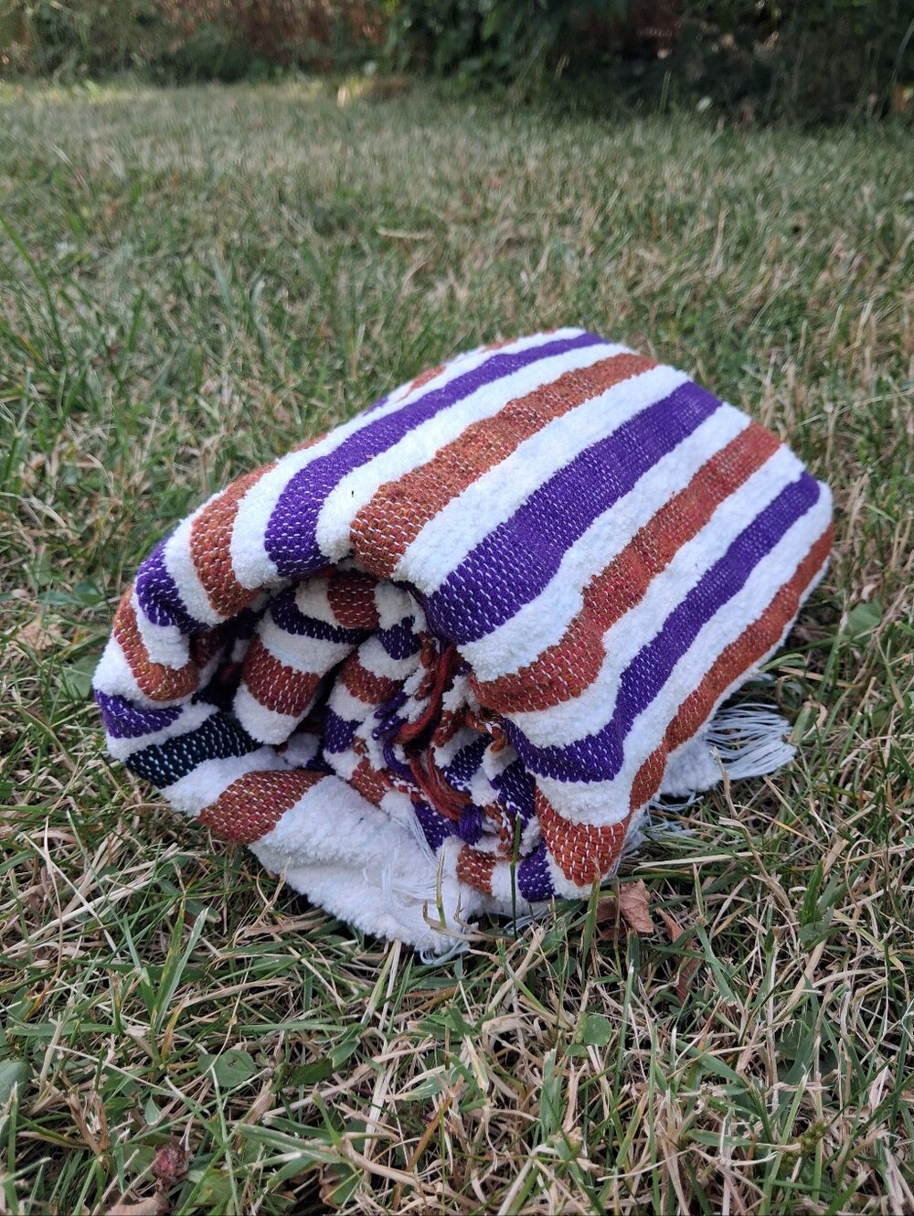 New picnic Blanket cotton - Cotton Throw, Small Rug, Handmade